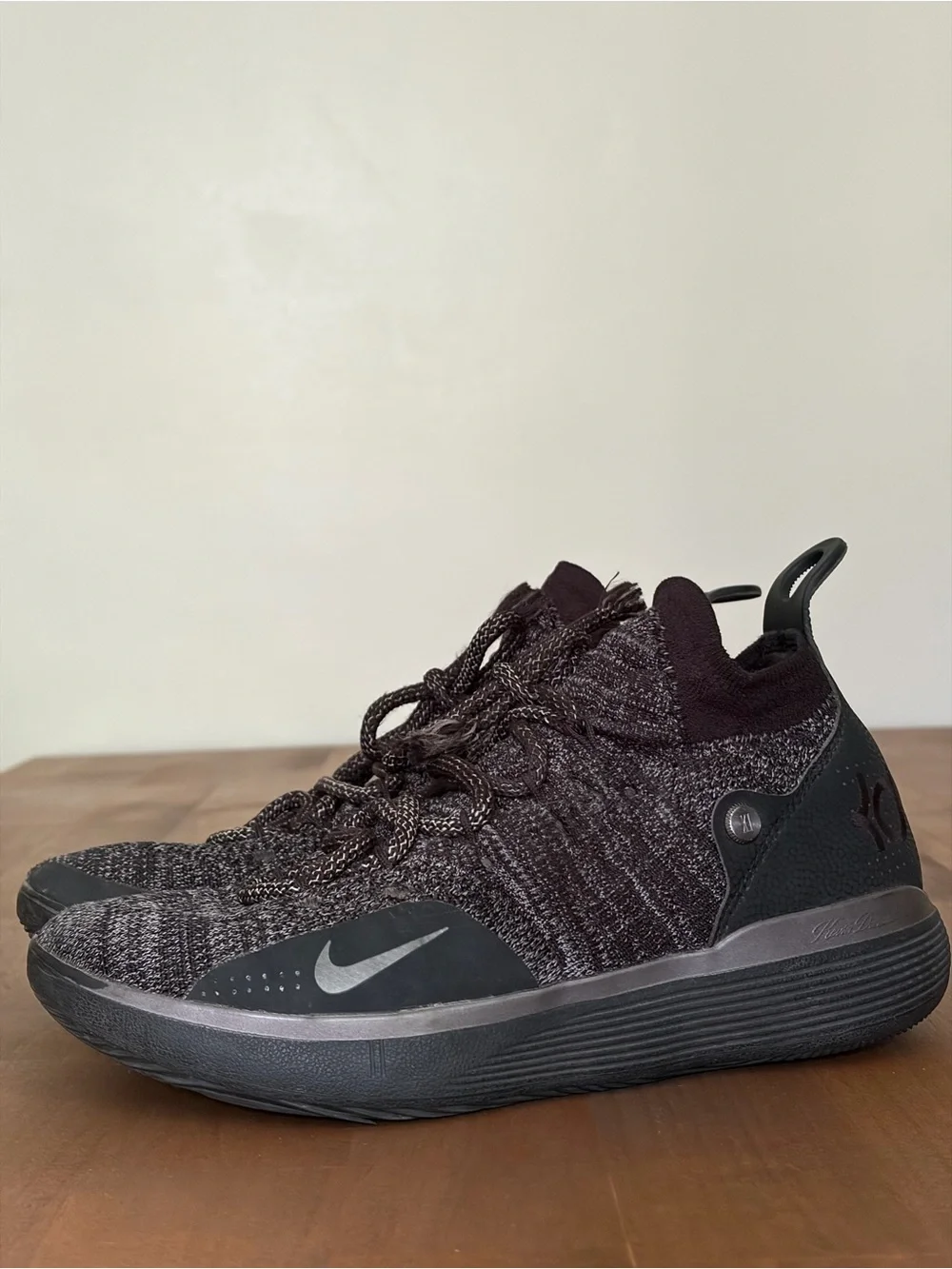 Nike Zoom KD 11 Twilight Pulse Black Flyknit Basketball Shoes - Men's 7.5